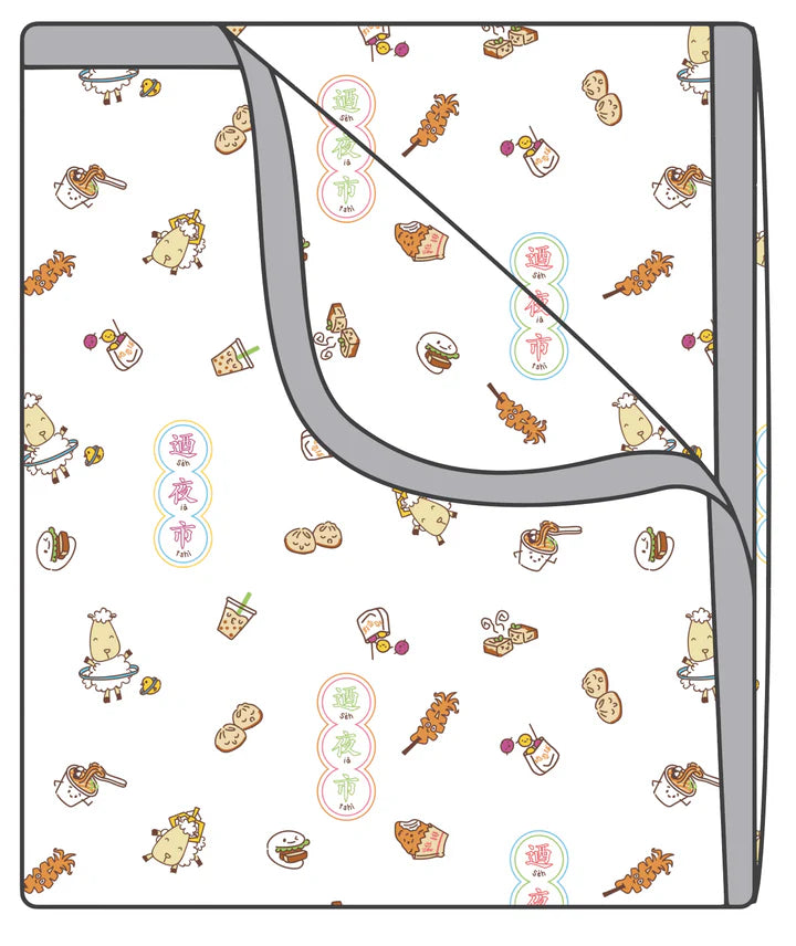 台灣夜市版 - 單層被毯 ( 110X160cm )