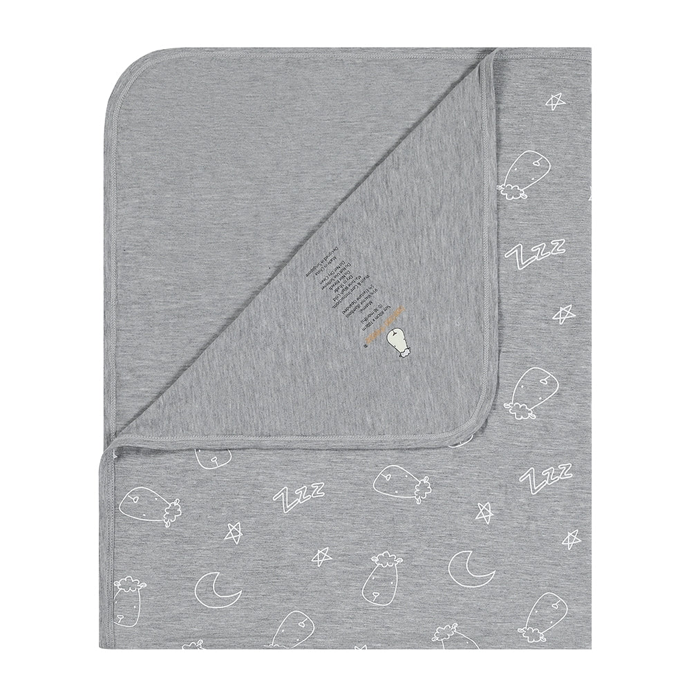 甜夢灰雙層被毯(110X160cm)