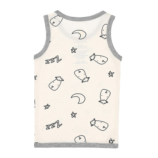 甜夢黃無袖上衣