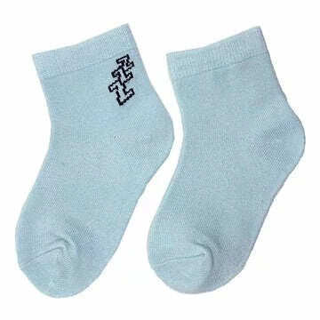 黑框ZZZ幼童短襪