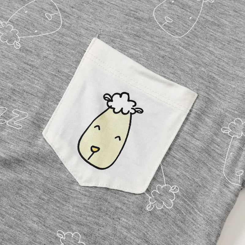 甜夢灰居家睡衣