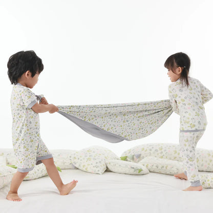 夢幻花園-短袖雙拉連身衣