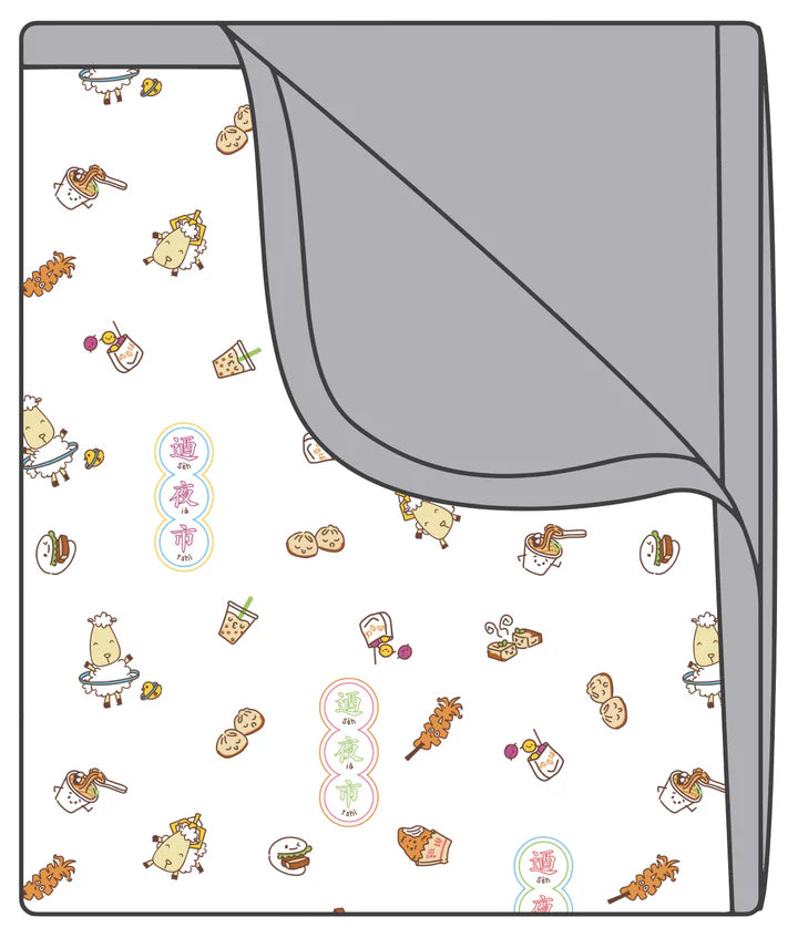 台灣夜市版 - 雙層被毯 ( 110X160cm )