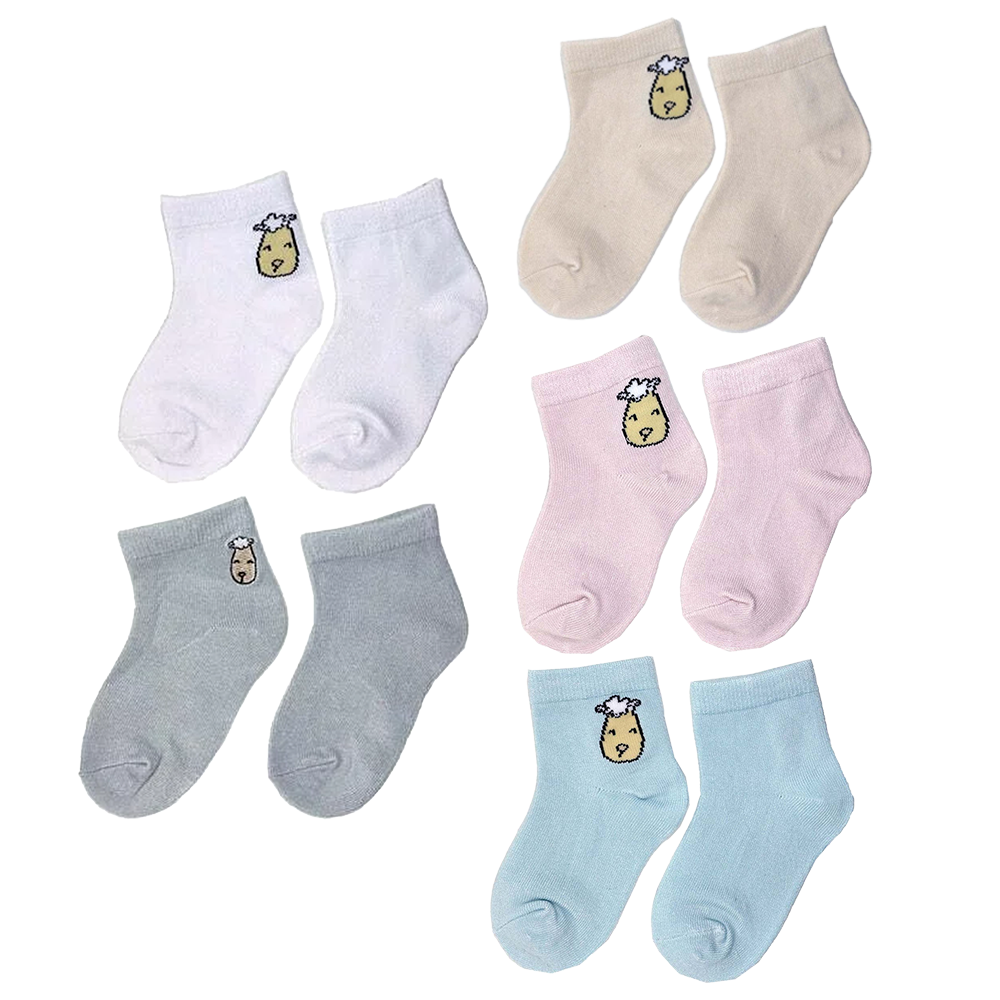 抱抱羊幼童短襪
