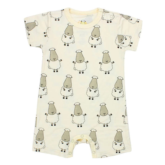 黃色羊樂園褲襠包屁衣