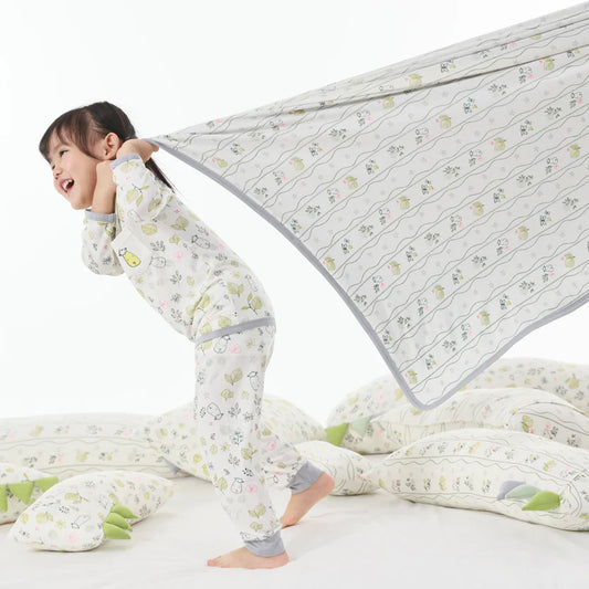 夢幻花園-雙層被毯 ( 條紋款 )