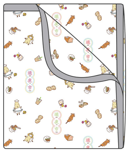 台灣夜市版 - 單層被毯 ( 80X100cm )