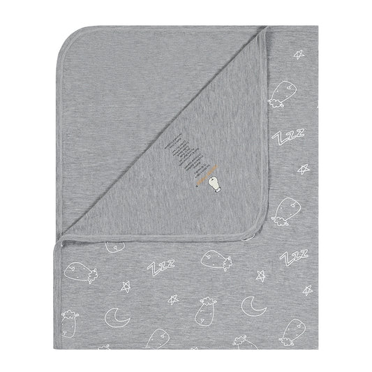 甜夢灰雙層被毯(110X160cm)