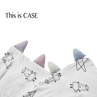 BED-TIME BUDDY™ cute系列白色安撫抱枕替換套