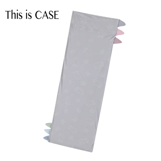 BED-TIME BUDDY™ cute系列灰色安撫抱枕替換套