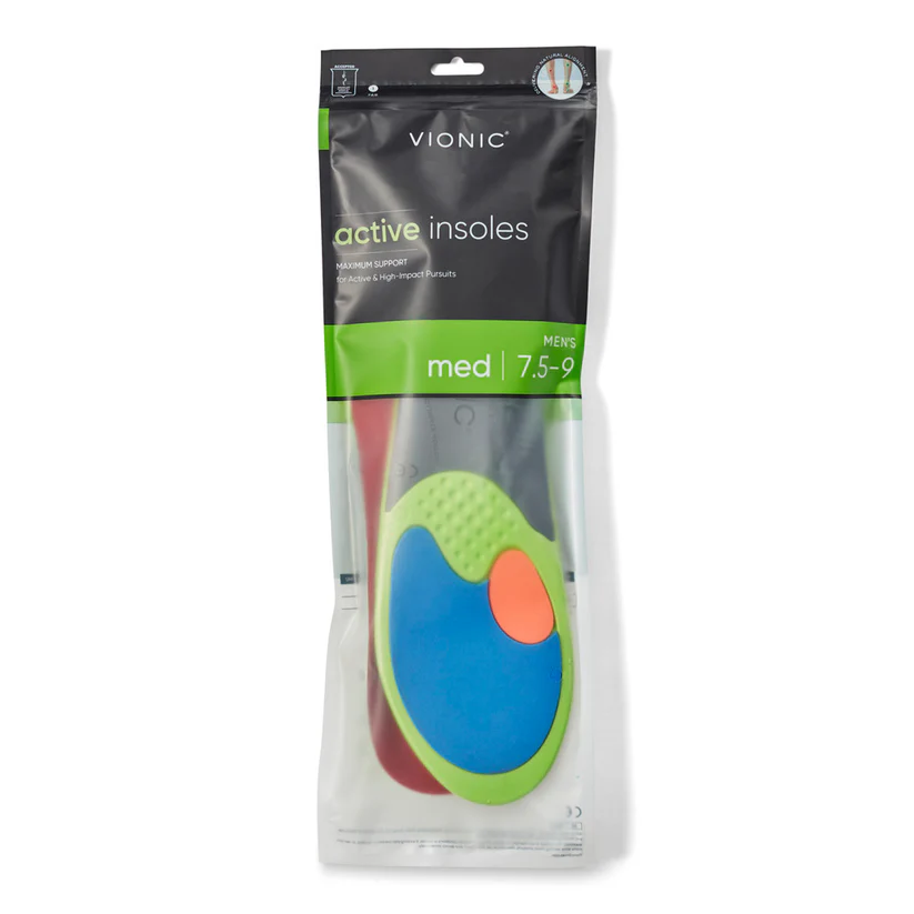 VIONIC法歐尼 全腳掌 彈力吸震運動型矯正鞋墊 ( 男款 )