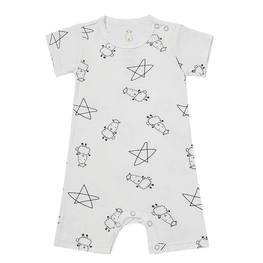 (白色)cute系列褲襠包屁衣