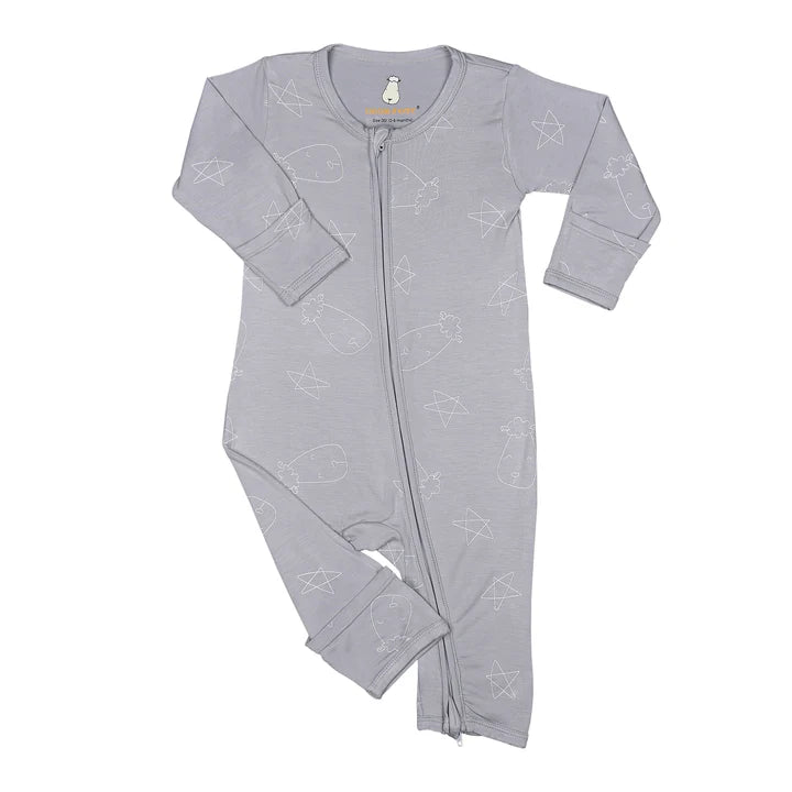 cute系列雙拉鍊長袖連身衣