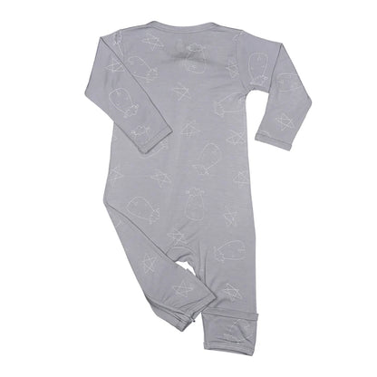 cute系列雙拉鍊長袖連身衣