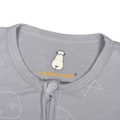 cute系列雙拉鍊長袖連身衣